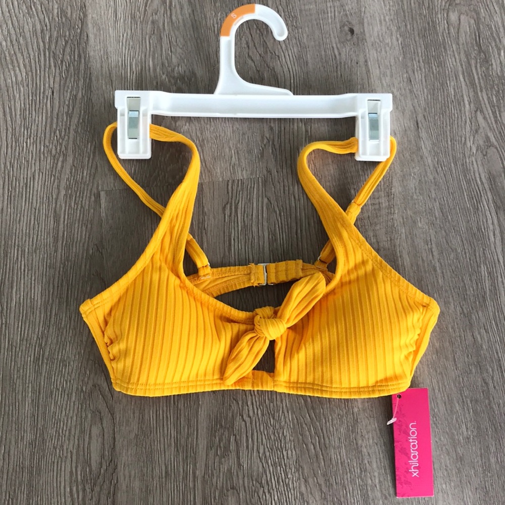 Yellow / Gold Swim Bikini Top